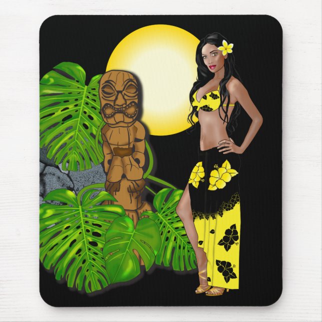 Tapis De Souris Mélange hawaïen Mousepad (Devant)