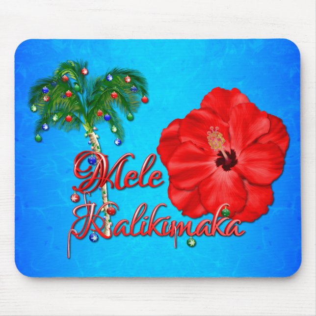 Tapis De Souris Mele Kalikimaka (Devant)