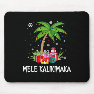 Tapis De Souris Mele Kalikimaka Hawaii Palm Tree Famil