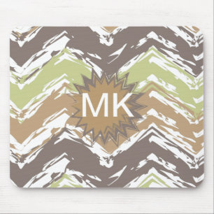 Tapis De Souris Melon Brandy Scribble ZigZag Motif