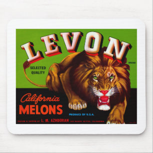 Tapis De Souris Melons de Californie du Levon