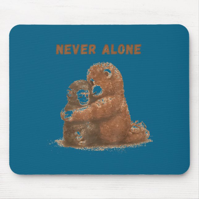 Tapis De Souris Mème d'animal singe poing  (Devant)