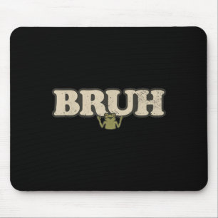 Tapis De Souris Meme d'attitude de grenouille vintage drôle - Gren