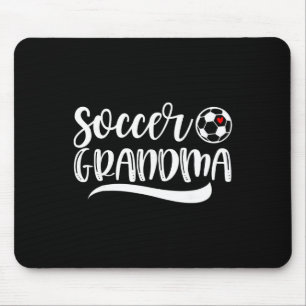 Tapis De Souris Mémé de foot drôle Maman amoureuse de foot Fête de
