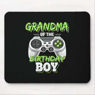 Tapis De Souris Mémé du garçon d'anniversaire correspondant jeu vi