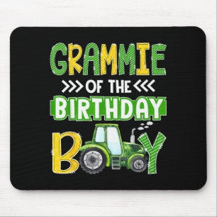 Tapis De Souris Mémé du garçon Tracteurs de la fête Camions agrico