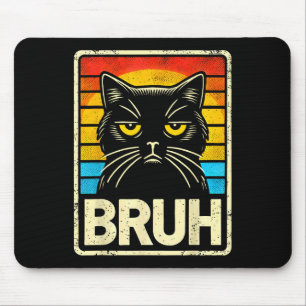 Tapis De Souris Mème Graphique Drôle Cat Bruh Pour Garçons Filles