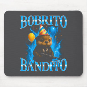 Tapis De Souris Mème surréaliste italien Brainrot Bobrito Bandito