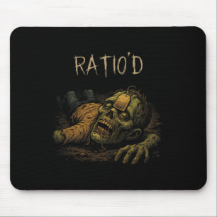Tapis De Souris Meme Teag Ratio Drôle Zombie Npc Ratioé Joueur H