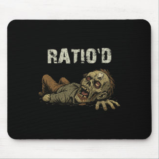 Tapis De Souris Meme Teag Ratio Drôle Zombie Npj Ratioé Joueur H