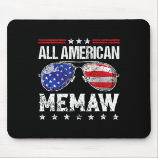 Tapis De Souris Mémé tout américain 4 juillet tenue de famille ass