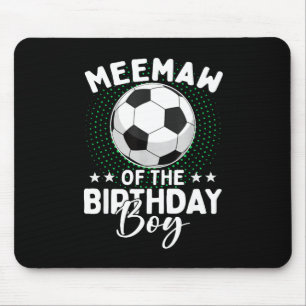 Tapis De Souris Mémée du garçon d'anniversaire Anniversaire de foo