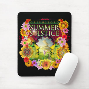 Tapis De Souris Mémento du Festival du solstice d'été de Greensbor
