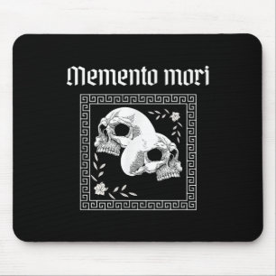 Tapis De Souris Memento Mori Crâne Philosophie stoïque Hommes Femm