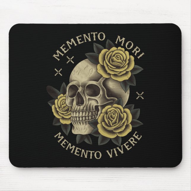 Tapis De Souris Memento Mori Memento Vivere _ Philosophie &amp; La (Devant)