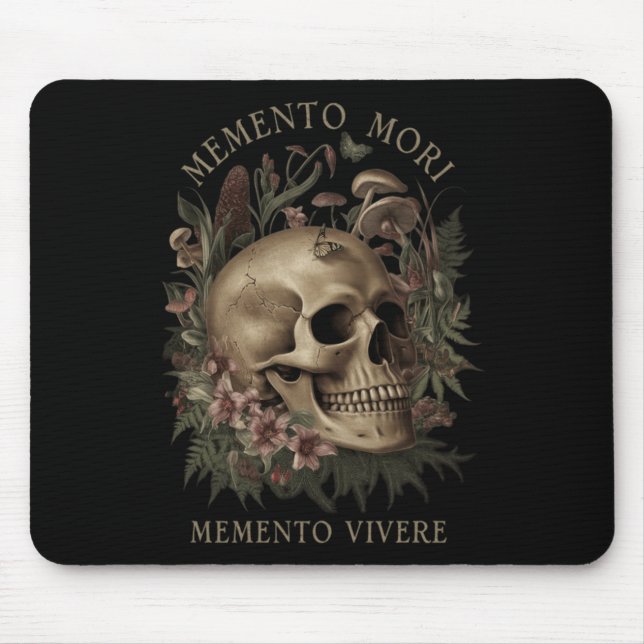 Tapis De Souris Memento Mori Memento Vivere _ Philosophie &amp; La (Devant)