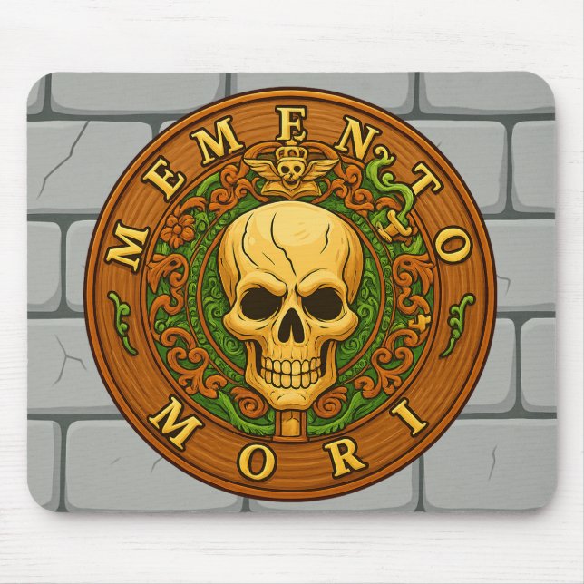 Tapis De Souris Memento Mori Mousepad by Phil Elmore (Devant)