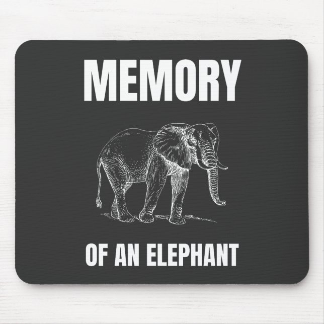 Tapis De Souris Mémoire d'un éléphant (Devant)