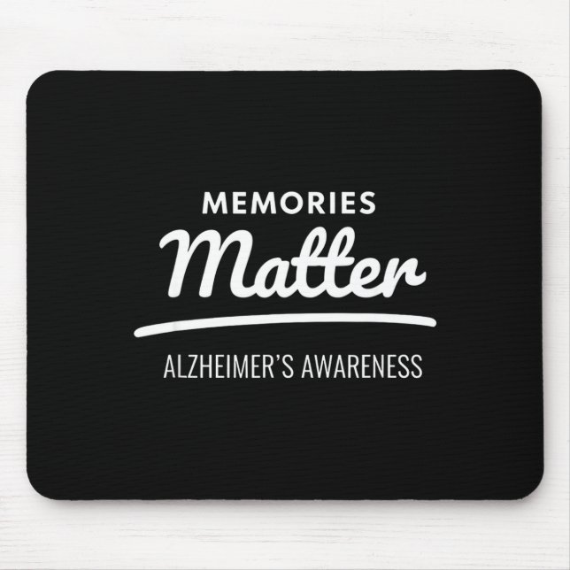 Tapis De Souris Mémoires sensibilisation alzheimer  (Devant)