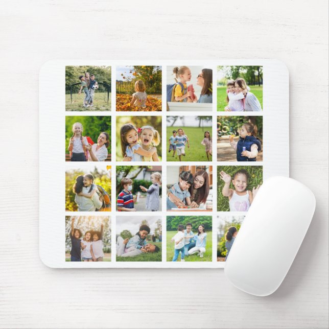 Tapis De Souris Memories in Motion : personnalisable 16 Photo Coll (Avec souris)