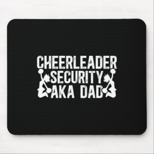 Tapis De Souris Meneur de claque de sécurité Cheer Papa d'une mene