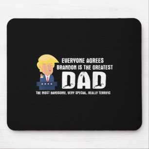 Tapis De Souris Mens Funny Trump Dit Grand Citation Papa - Marque