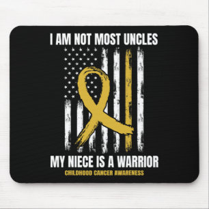 Tapis De Souris Mens Gold Sensibilisation au cancer chez l'enfant