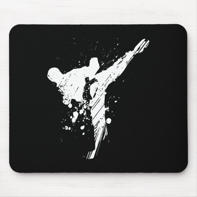Tapis De Souris Mens Karate Shirt (Devant)