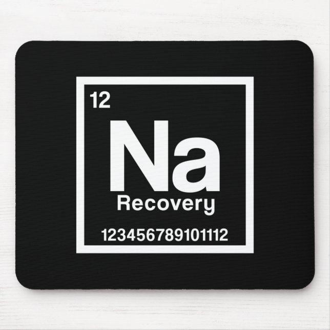 Tapis De Souris Mens na element narcotics anonymous recovery sober (Devant)