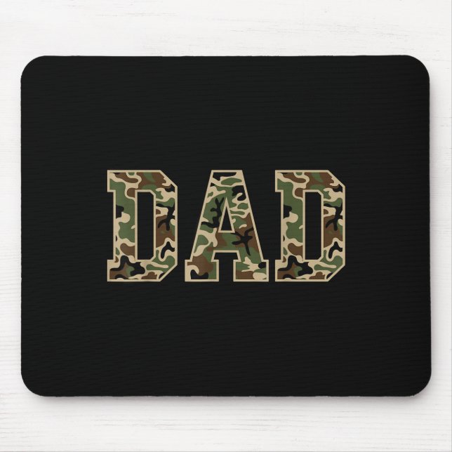 Tapis De Souris Mens Vintage Camo Duck Hunting Dad Old Camo Dad  (Devant)