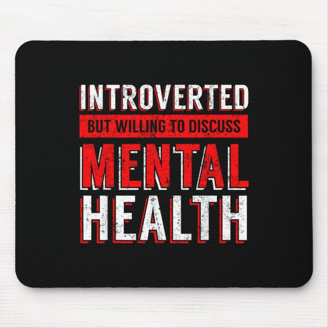 Tapis De Souris Mental Health Awareness Depression  (Devant)