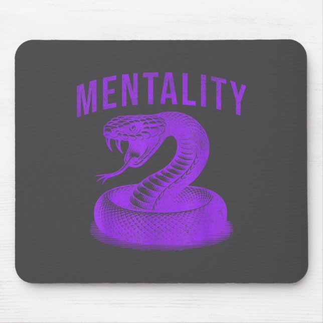 Tapis De Souris Mentality Mindset Snake Motivation Of Chamons Bask (Devant)