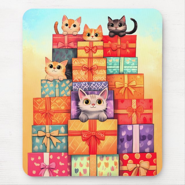 Tapis De Souris Meow Gift Birthday Tower (Devant)