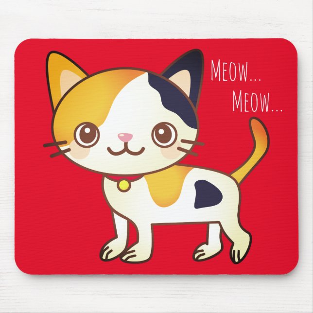 Tapis De Souris Meow Meow Mousepad (Devant)