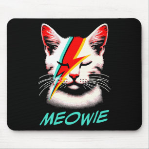 Tapis De Souris Meowie Cat Rock Musique Concert Band Hommes Enfant