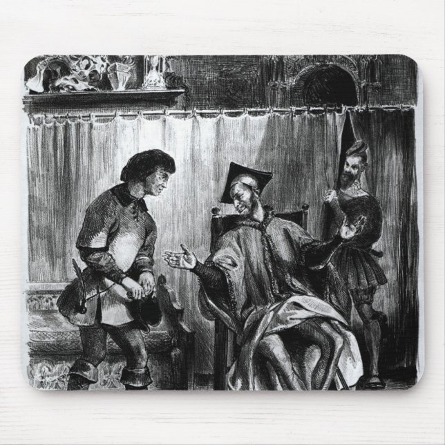 Tapis De Souris Mephistopheles et l'élève (Devant)