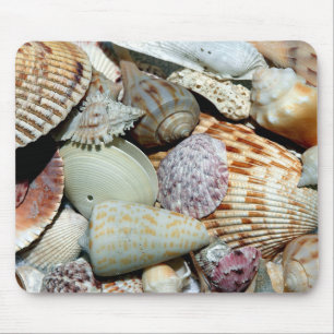 Tapis De Souris mer coquillages, coquillages, coquillages