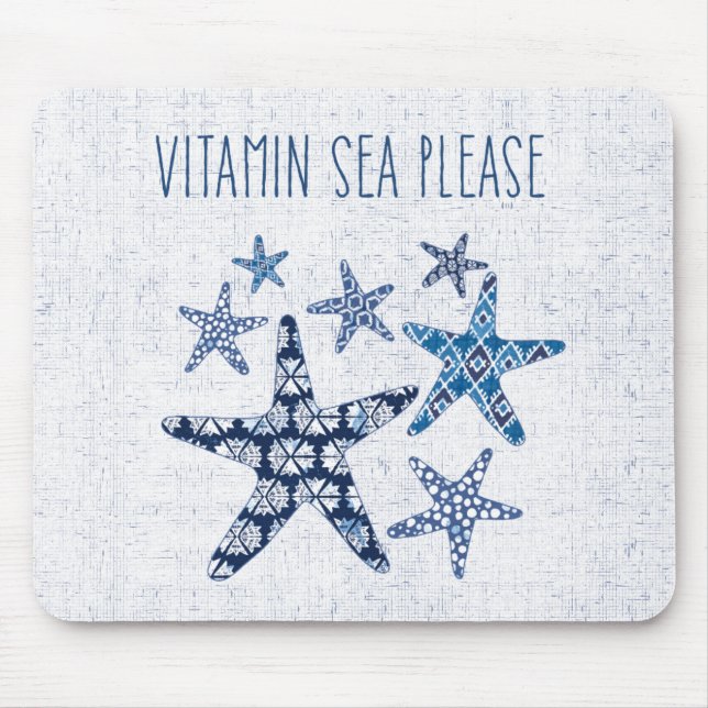 Tapis De Souris Mer côtière de vitamine de l'art | svp (Devant)