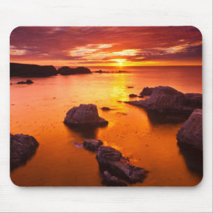 Tapis De Souris Mer d'Orange, coucher du soleil, Californie