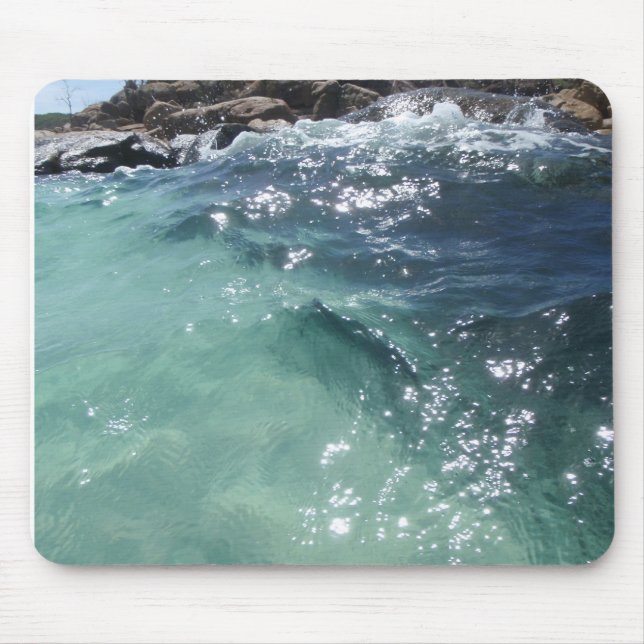 Tapis De Souris Mer en cristal (Devant)