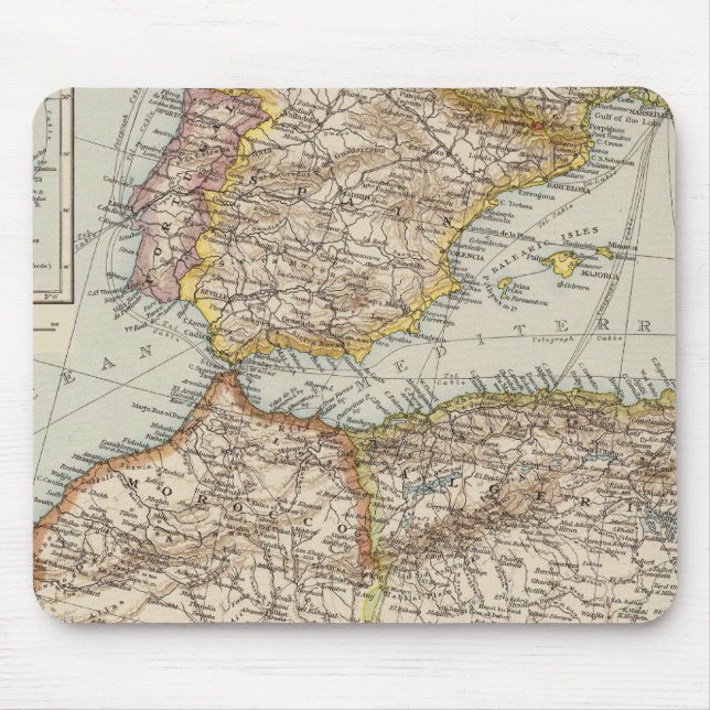 Tapis De Souris Mer Méditerranée W (Devant)