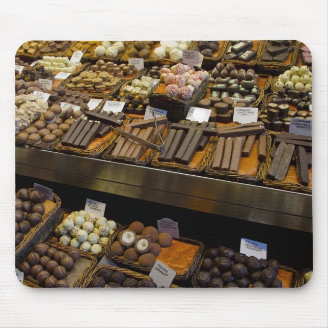 Tapis De Souris Mercat de Sant Josep, bonbons au chocolat assortis (Devant)