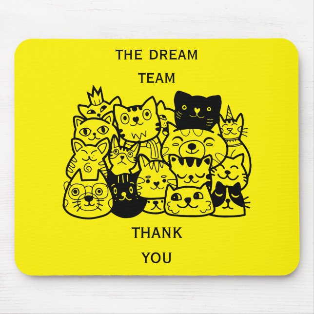 Tapis De Souris Merci à l'équipe d'entreprise (Devant)