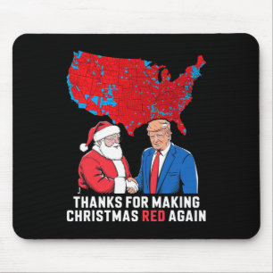 Tapis De Souris Merci De Rendre Noël Rouge Trump 2024 S