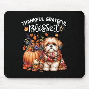 Tapis De Souris Merci gracieux bienheureux Chih Tzu Chien Chute Y'