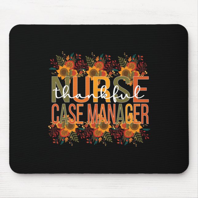 Tapis De Souris Merci infirmière Coque Manager Thanksgiving Coque  (Devant)
