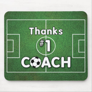 Tapis De Souris Merci Soccer Coach Grass Field