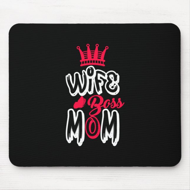 Tapis De Souris Mère Art Femme Chef Maman (Devant)