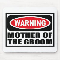 MÈRE d'avertissement du MARIÉ Mousepad