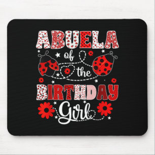 Tapis De Souris Mère de la fille de l'anniversaire - Famille cocci